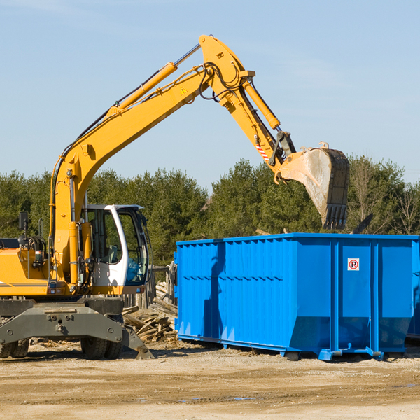 what size residential dumpster rentals are available in Dauphin County Pennsylvania